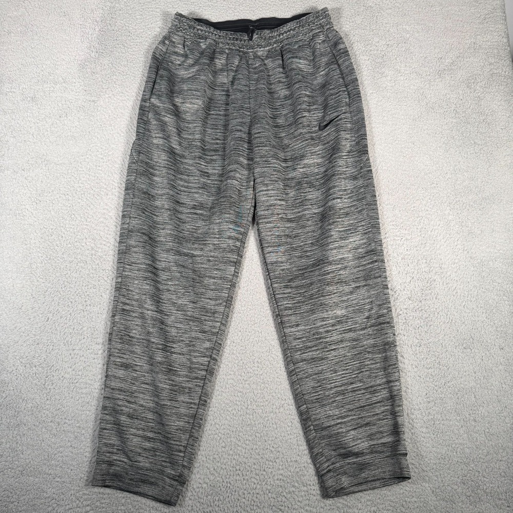 Nike Pants Mens Large Gray Spotlight Tapered Jogger Sweatpants Basketball Active